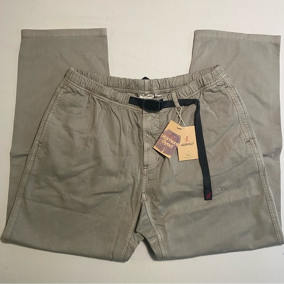 Gramicci Trail Pants Men XL Baggy Pigment Dyed Oat Hiking Gorp Streetwear